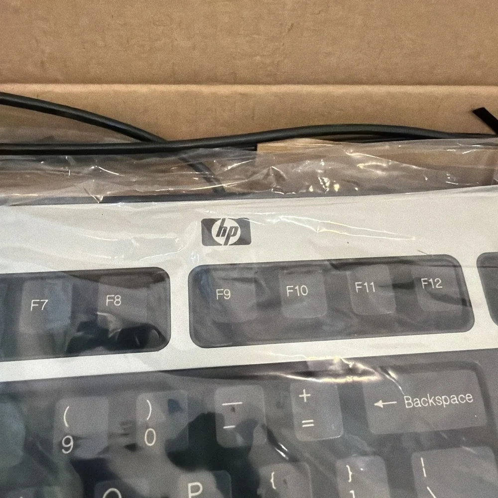 Lot of 2 (Two) Hewlett Packard HP SK-2880  Black/Silver PS/2